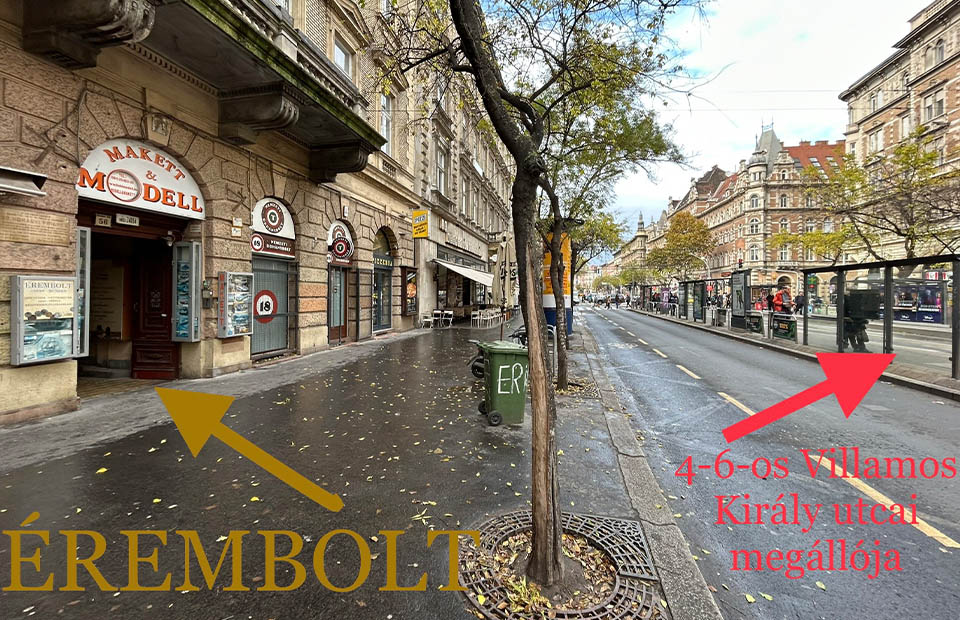 Pesti Érmés Érembolt belső tér